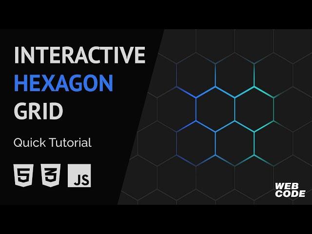 Interactive Hexagon Grid w Javascript (Quick Tutorial)