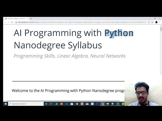 Udacity Mentorship Interview - Python Control Flow (AI Programming with Python Nanodegree)