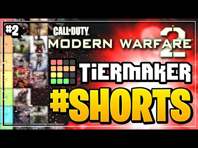 RANKING EVERY MW2 MAP! (Tier List) | Tier List Shorts