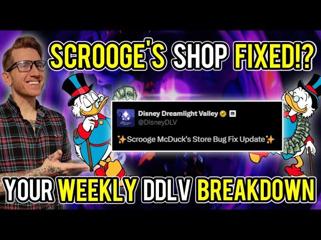 Scrooge's Shop is FIXED!? | Your Weekly DDLV Breakdown! | Disney Dreamlight Valley