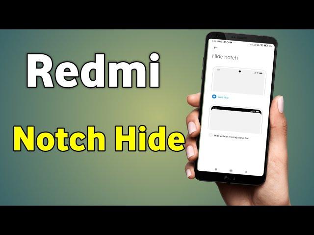 Hide Notch In Redmi Note 10 | Redmi Hide Notch