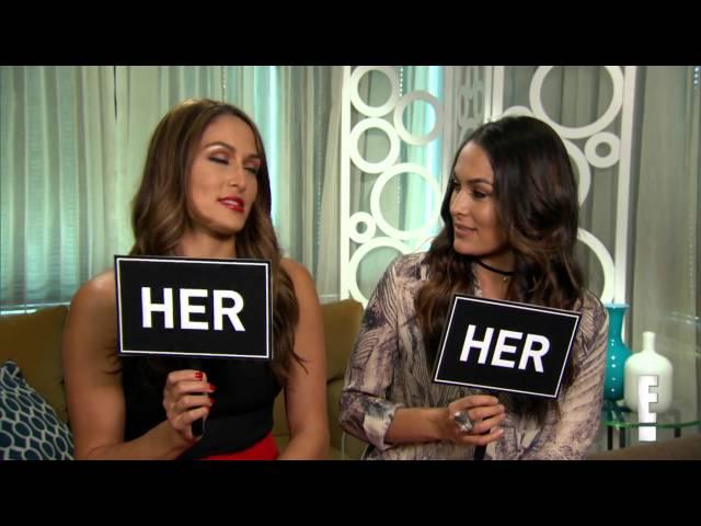 The Bella Twins Play Brie or Nikki Game