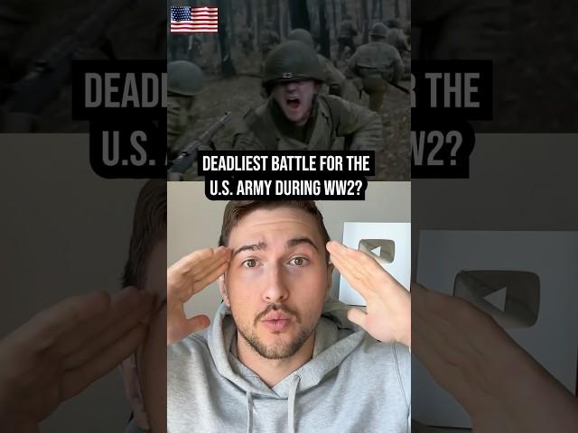 Costliest Battle for USA in WW2? ️ (European Theater)