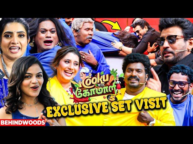 Pugazh- ஐ புரட்டி எடுத்த RamarPrashanth செய்த Shocking சம்பவம்Cook With Comali Exclusive Set Visit