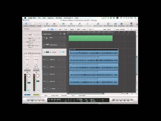 Logic Pro - Converting from Multiple Audio Tracks to Single "Swipe Comp" Track