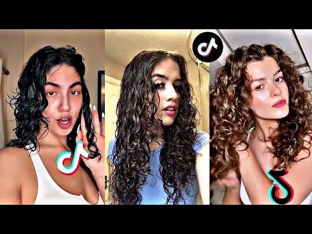 Tik tok Curly Hair Routines | Hair Transformation Tiktok Compilation