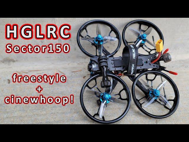 HGLRC Sector150 3-inch Cinewhoop & Freestyle Kwad 