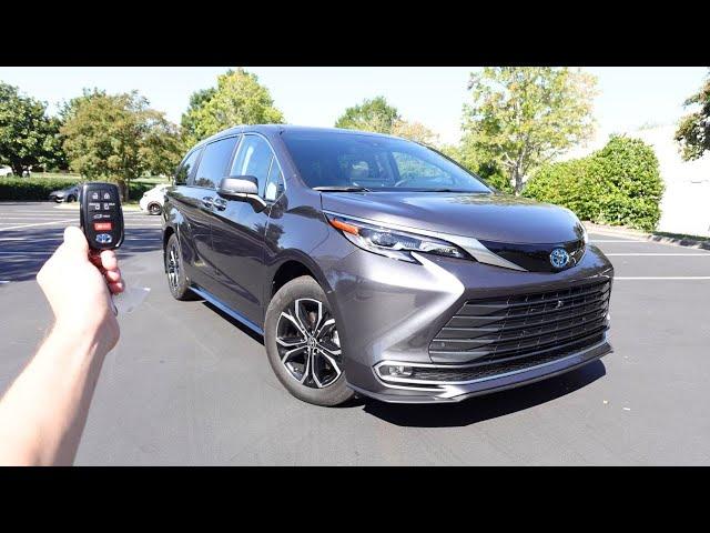 2025 Toyota Sienna Platinum AWD: Start Up, Test Drive, Walkaround, POV and Review