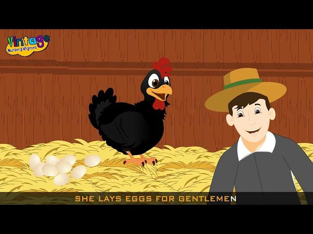 Higgledy Piggledy My Black Hen   Children's Nursery Rhyme With Lyrics   English Nursery Rhymes