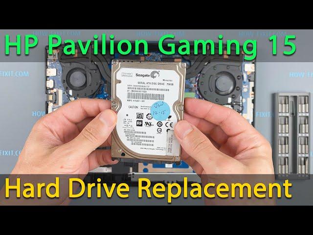 HP Pavilion Gaming 15 Hard Drive Replacement or Upgrade