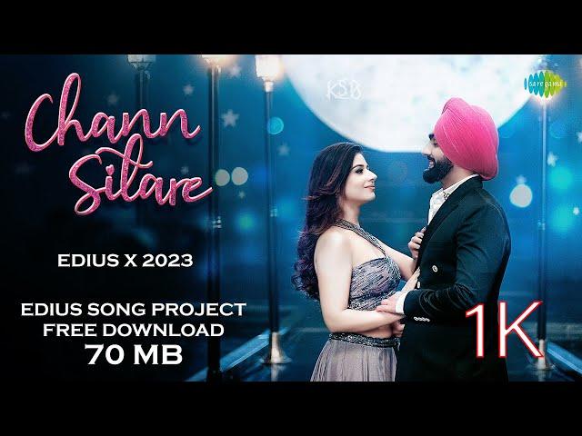 Chand Sitare Song Cinematic Project Free Download 2023 || Edius Project || KSB PHOTOGRAPHY