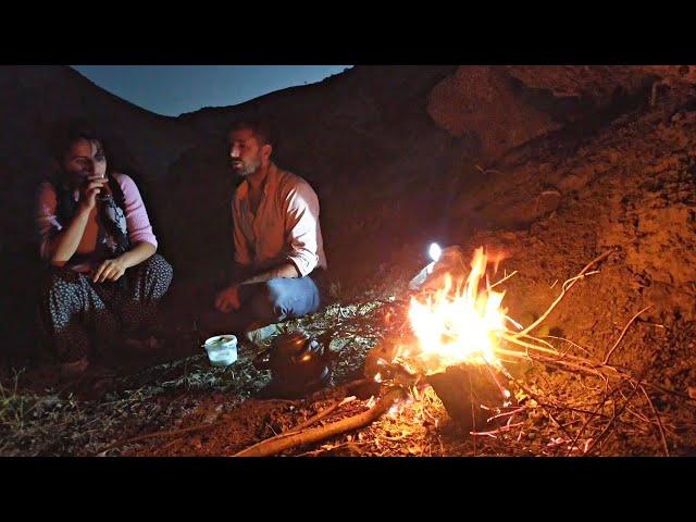 Tea on the Mountain at Night | Corn Irrigation | A Day With My Wife | There is Life in the Village