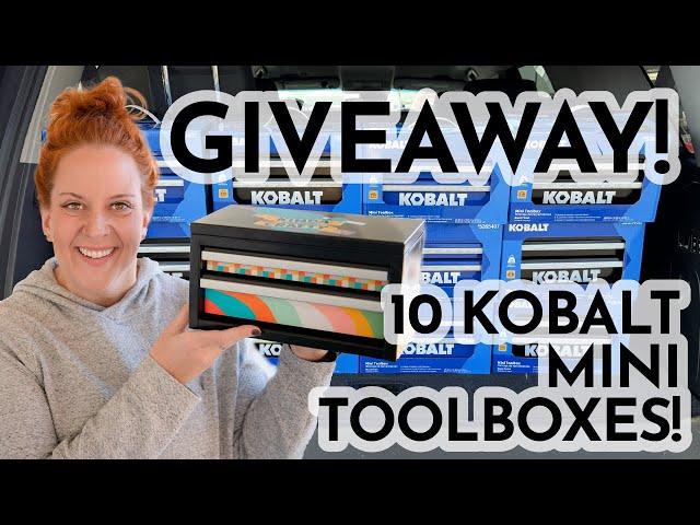 Kobalt Mini Toolbox GIVEAWAY! - Craft Organization Solution!