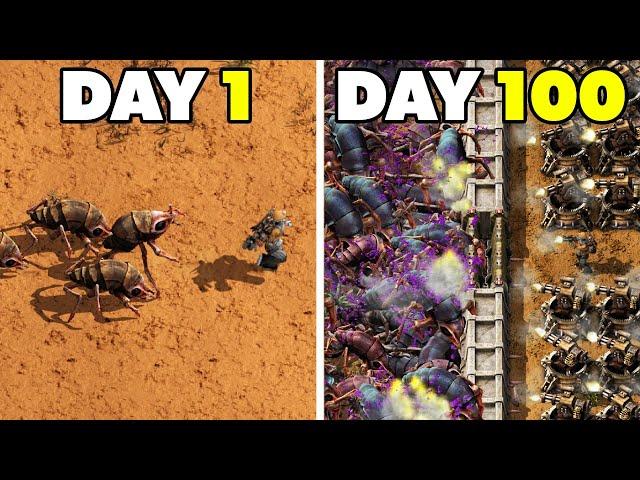 I Played 100 Days of Factorio