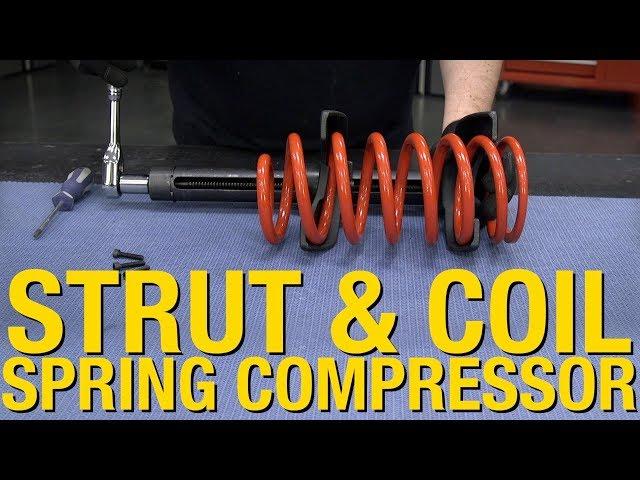 Macpherson Strut and Coil Spring Compressor - How to Use a Spring & Strut Compressor - Eastwood