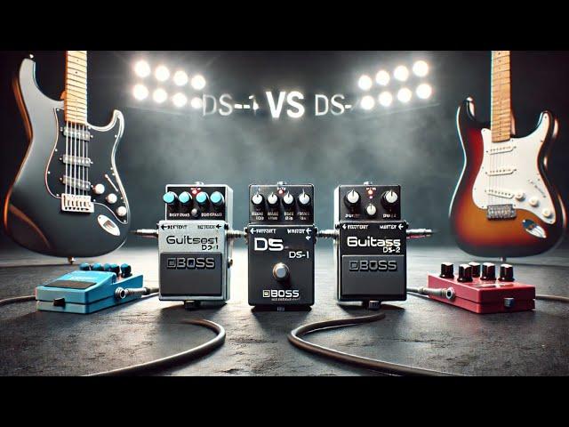 Boss Distortion DS-1 VS Boss TURBO Distortion DS-2 pedal comparison