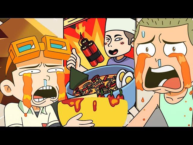 Lawak Kampus School Daze | SPICY Ramen Mukbang #lkschooldaze | #spicyramenchallenge