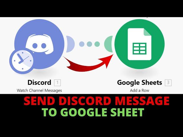 Send Discord Channel Message to Google Sheets- Discord Google Sheets Integration