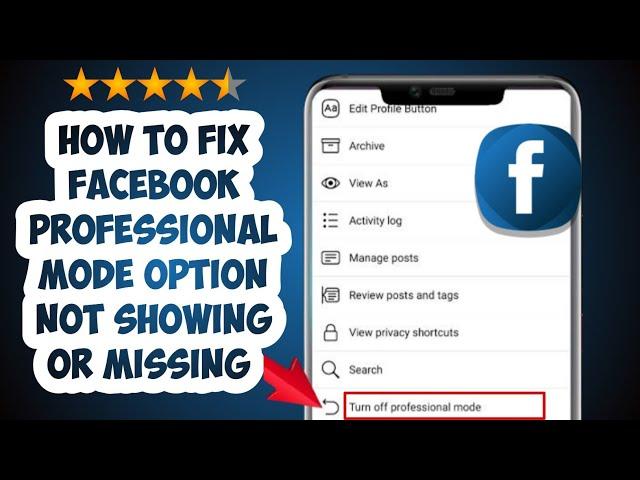 [New] How to Fix Facebook Professional Mode Option not Showing or Missing. #mobiletech