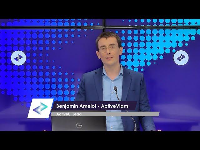 ActiveUI 5.0 Demo - by Benjamin Amelot, ActiveUI Lead | The Future of Analytics