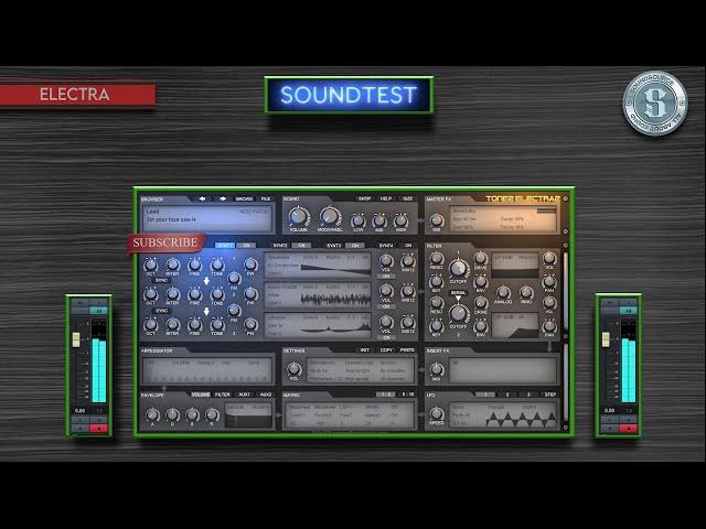 TONE2 ELECTRA 2 PLAYING PRESETS FROM EVERY CATEGORIES