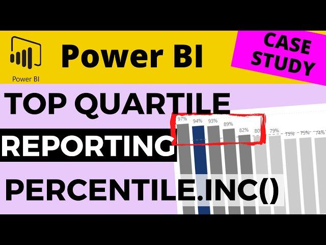 Case Study - Top Quartile Reporting in Power BI using the PERCENTILE.INC() DAX Function