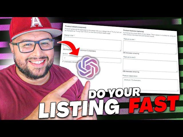 How To Do A Perfect Amazon Merch Listing Tips 2023 FAST With Chat GPT