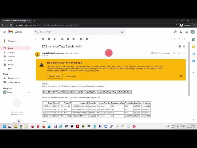 Boto3 & Lambda Function to Monitor EBS Encryption / S3 Encryption / EC2 Tags / Security Groups