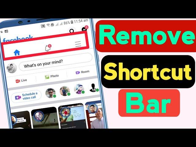 Remove Or Customize Shortcut Bar On Facebook