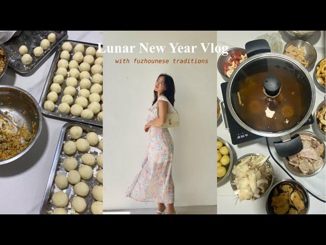 Lunar New Year vlog | fuzhou traditions, cooking, family time!