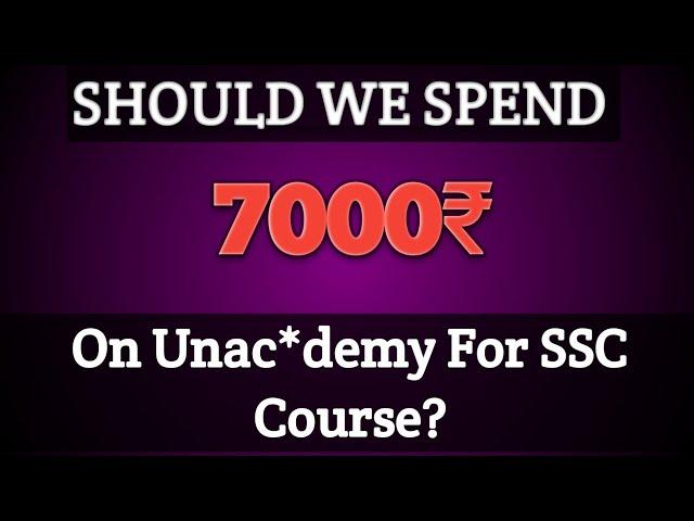 Unacademy Subscription Honest Review || SSC COURSE