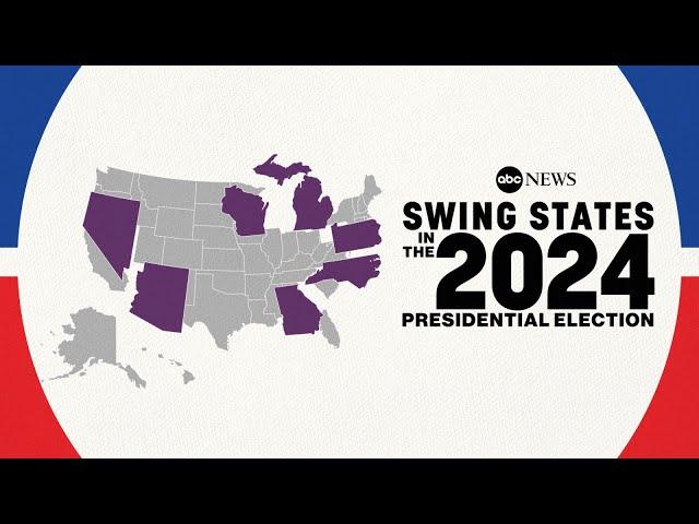 The 7 key swing states of the 2024 presidential election