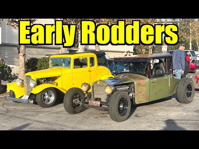 Early Rodders Car Show In La Cañada Flintridge - December 21, 2024