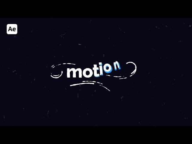 Custom Text Animation in After Effects - After Effects Tutorial - Liquid Animation in After Effects