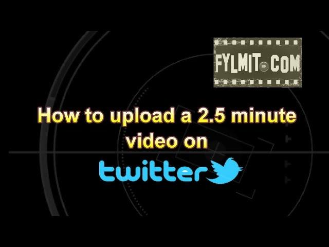 How to upload a video more than 2 minutes video on Twitter