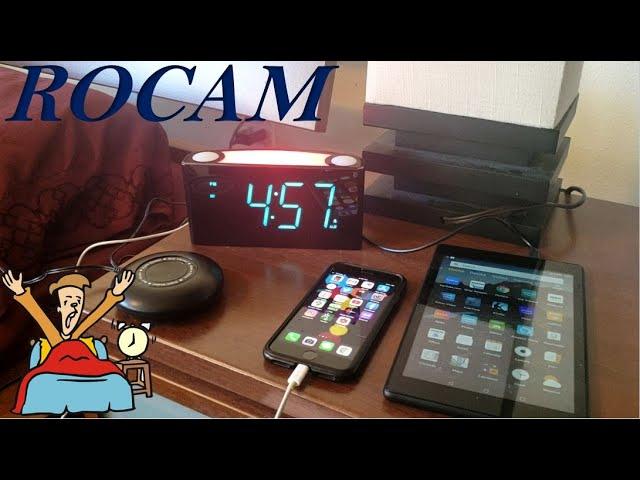 ROCAM LED Digital Alarm Clock With Bed Shaker Review