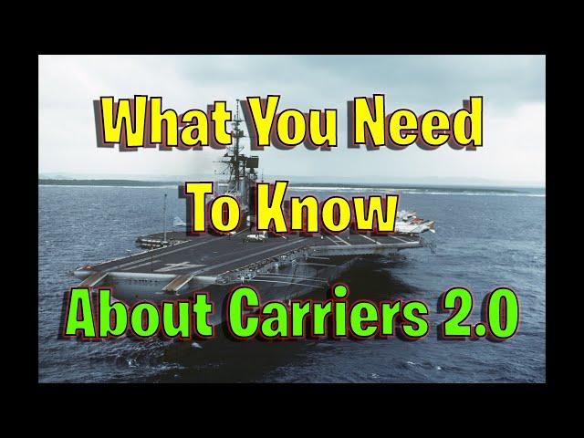 Everything You Need To Know About The Carrier Rework in World of Warships Legends