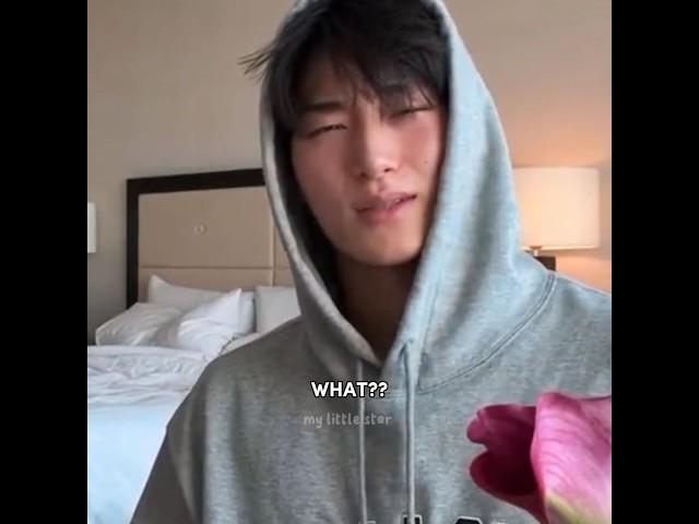 the way san got cringed at op's comment#ateez #san #kpop #shorts