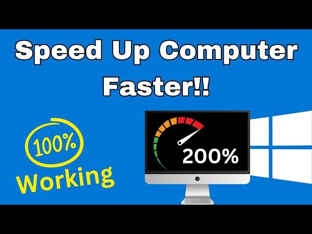 Speed Up Your Computer 200% FASTER For RUN Today?