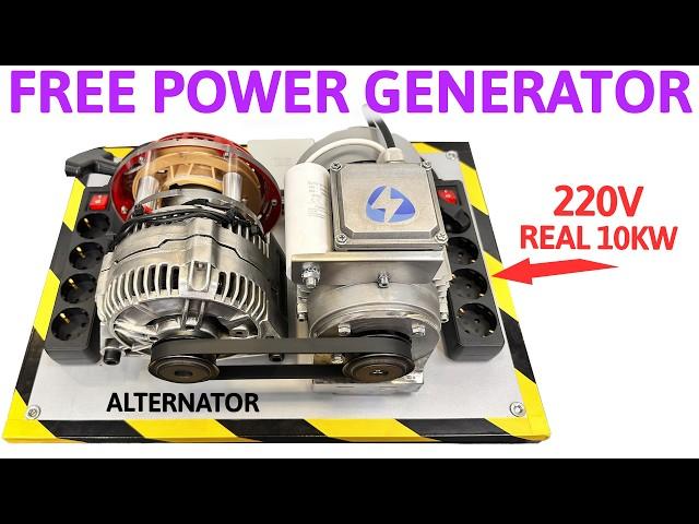 Infinite Energy Generator with a Car Alternator - Liberty Engine 4.0