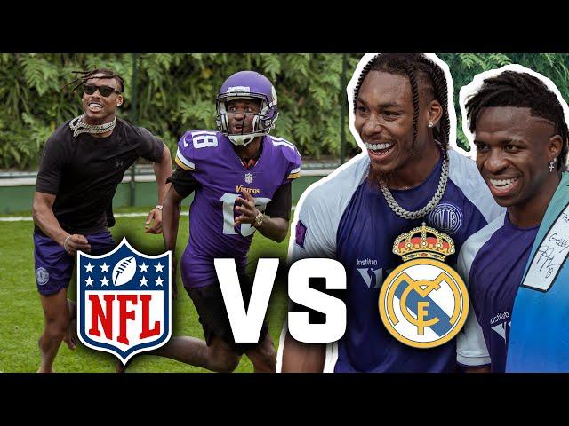 Justin Jefferson vs. Real Madrid Super Star Vini Jr. In Ultimate Skills Challenge️