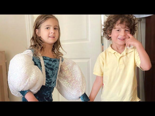 Max Alexander makes a dress for his cousin 