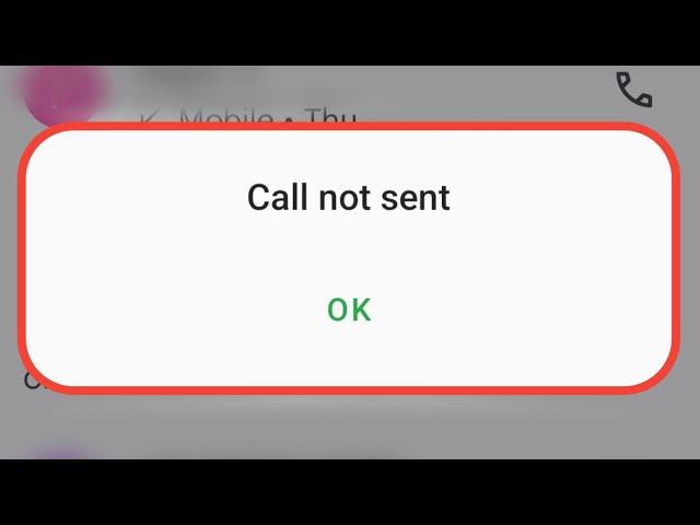 Oppo Phone Call Not Sent Problem | How To Solve Call Not Sent Problem In Oppo