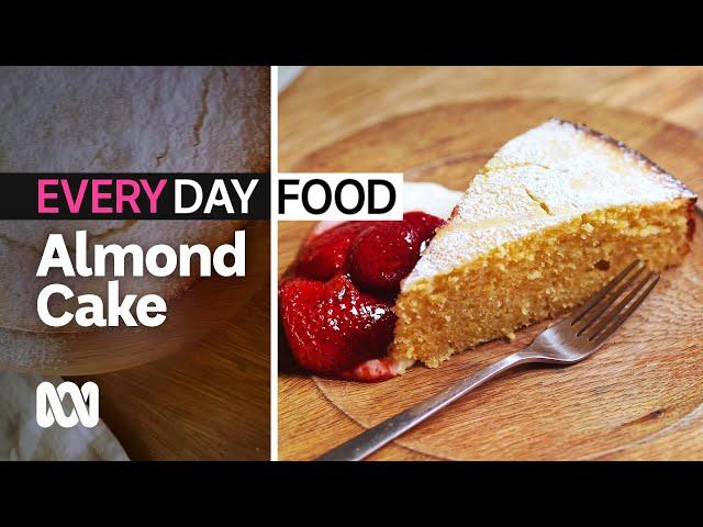 Try this easy lemon almond cake with roasted strawberries | Everyday Food | ABC Australia