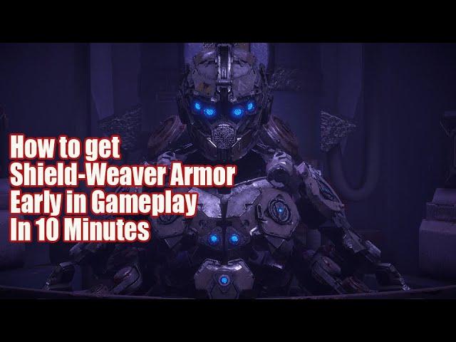 How to get the Shield-Weaver Armor Early under 10 Minutes ! Horizon Zero Dawn best armor
