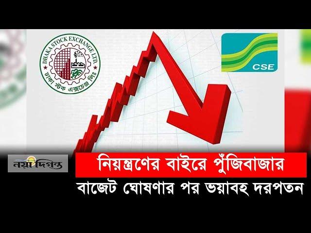 ভয়াবহ দরপতনের কবলে শেয়ারবাজার | Stock Market | Naya Diganta