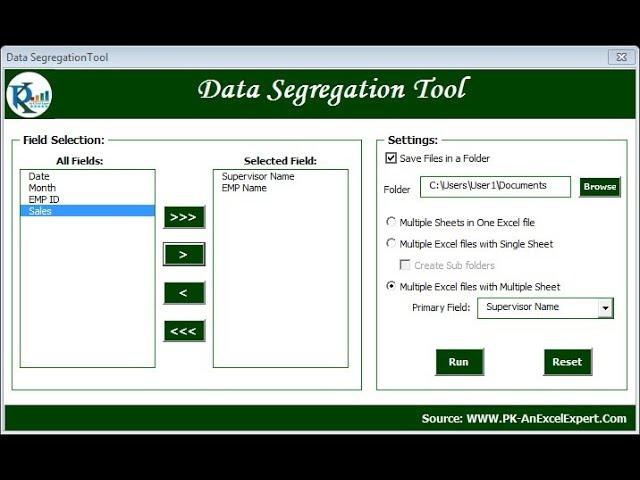 Data Segregation Tool in Excel VBA | Step by Step Tutorial