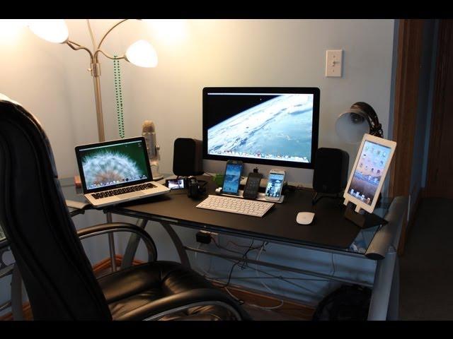 Ultimate Tech Bedroom/ Desk Tour | Gaming Setup | Desk Setup 2013 | Entrainment System | GeeksRoom