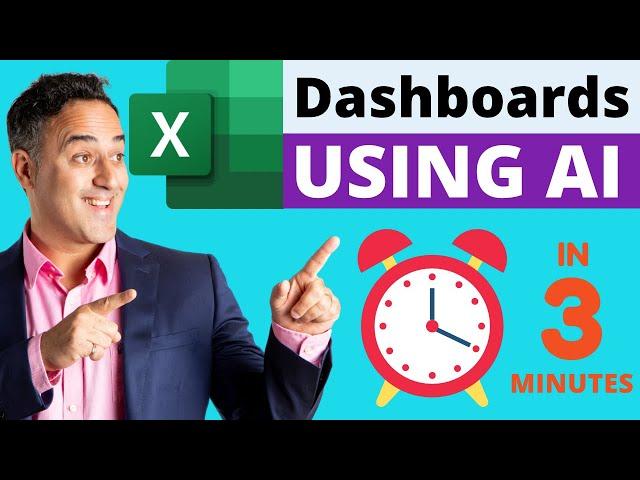 How to Create an Excel Dashboard Using AI in UNDER 3 MINUTES!