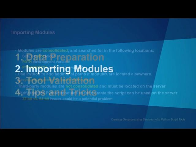 Creating Geoprocessing Services With Python Script Tools